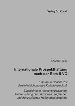 Abbildung von Uhink | Internationale Prospekthaftung nach der Rom II-VO | 1. Auflage | 2016 | 7 | beck-shop.de