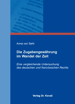 Abbildung von von Seht | Die Zugabengewährung im Wandel der Zeit | 1. Auflage | 2016 | 130 | beck-shop.de