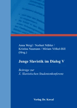 Abbildung von Weigl / Nübler | Junge Slavistik im Dialog V | 1. Auflage | 2016 | 36 | beck-shop.de