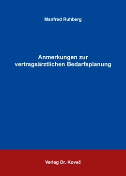Abbildung von Ruhberg | Anmerkungen zur vertragsärztlichen Bedarfsplanung | 1. Auflage | 2016 | 52 | beck-shop.de