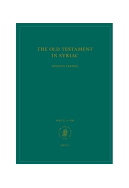 Abbildung von Rignell | The Old Testament in Syriac according to the Peshitta Version, Part II Fasc. 1a. Job | 1. Auflage | 2016 | beck-shop.de