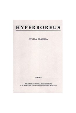 Cover:, Hyperboreus Vol. 21 Jg. 2015 Heft 1