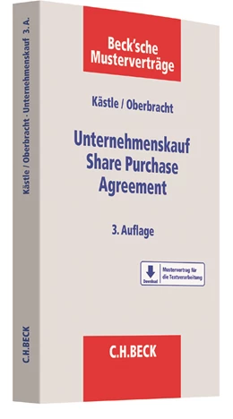 Abbildung von Kästle / Oberbracht | Unternehmenskauf - Share Purchase Agreement | 3. Auflage | 2018 | beck-shop.de