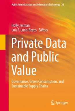 Abbildung von Jarman / Luna-Reyes | Private Data and Public Value | 1. Auflage | 2016 | beck-shop.de