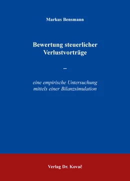 Abbildung von Bensmann | Bewertung steuerlicher Verlustvorträge | 1. Auflage | 2016 | 107 | beck-shop.de