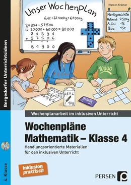 Abbildung von Krämer | Wochenpläne Mathematik - Klasse 4 | 1. Auflage | 2016 | beck-shop.de