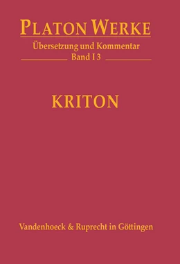 Abbildung von Platon / Bernard | Kriton | 1. Auflage | 2016 | beck-shop.de