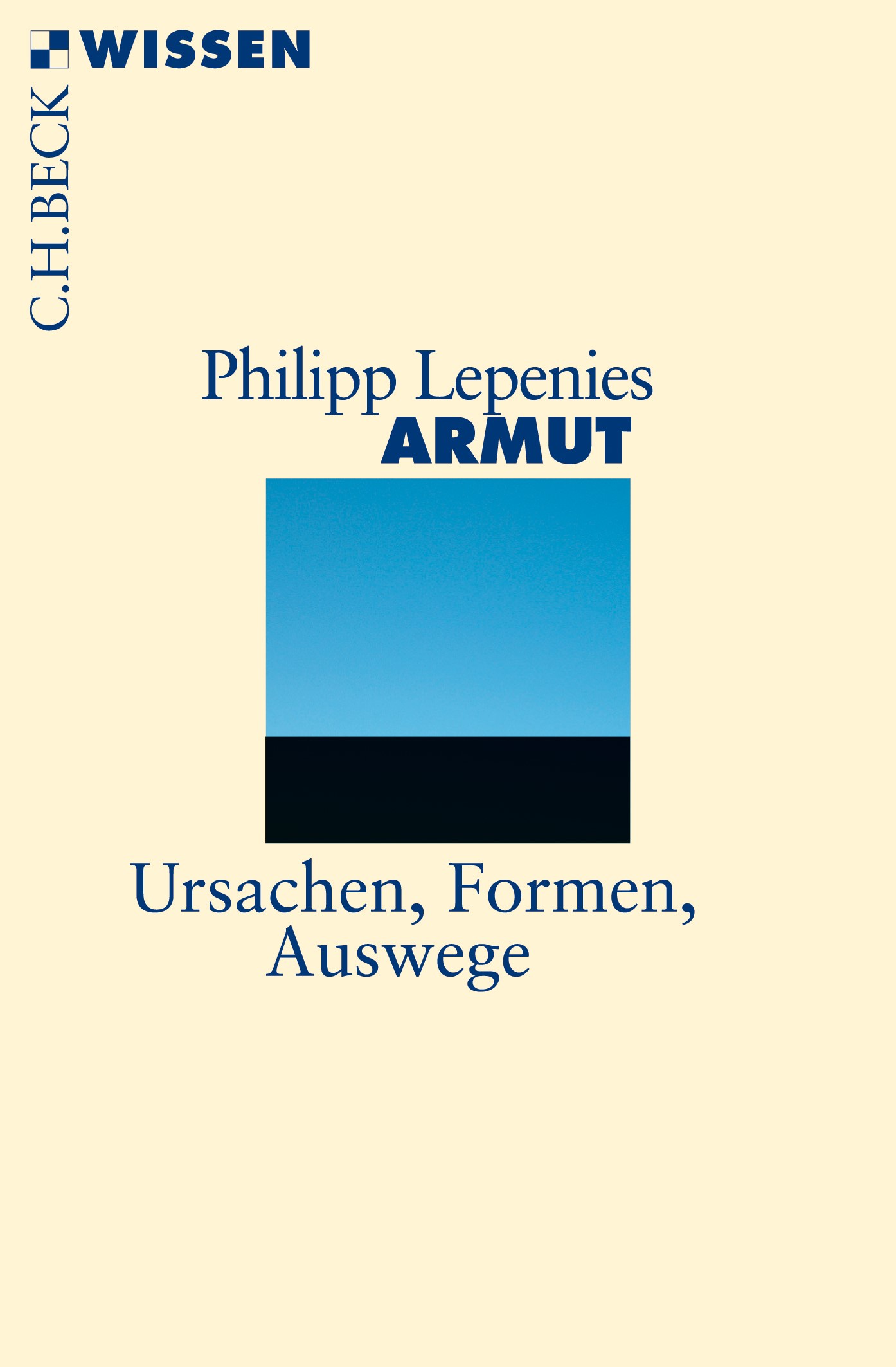 Cover: Lepenies, Philipp, Armut