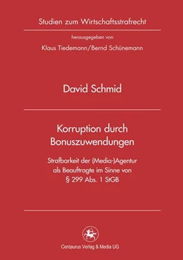 Abbildung von Schmid | Korruption durch Bonuszuwendungen | 1. Auflage | 2016 | beck-shop.de