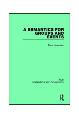 Abbildung von Lasersohn | A Semantics for Groups and Events | 1. Auflage | 2016 | beck-shop.de