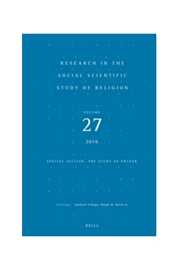 Abbildung von Village / Hood | Research in the Social Scientific Study of Religion, Volume 27  | 1. Auflage | 2016 | 27 | beck-shop.de