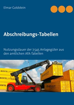 Abbildung von Goldstein | Abschreibungs-Tabellen | 1. Auflage | 2016 | beck-shop.de