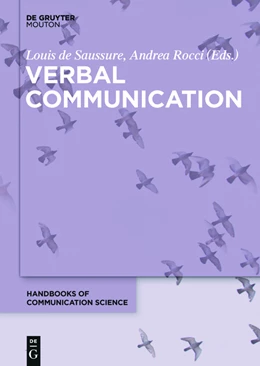 Abbildung von Rocci / Saussure | Verbal Communication | 1. Auflage | 2016 | beck-shop.de