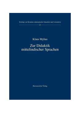 Abbildung von Mylius | Zur Didaktik mittelindischer Sprachen | 1. Auflage | 2014 | beck-shop.de