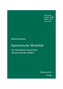 Abbildung von Krause | Epistemische Modalität | 1. Auflage | 2014 | beck-shop.de