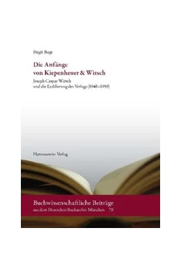 Abbildung von Boge | Die Anfänge von Kiepenheuer & Witsch | 1. Auflage | 2014 | beck-shop.de