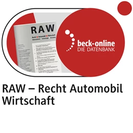 Abbildung von RAW | 1. Auflage | | beck-shop.de