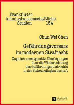 Abbildung von Chen | Gefährdungsvorsatz im modernen Strafrecht | 1. Auflage | 2016 | 154 | beck-shop.de