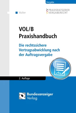 Abbildung von Walter | VOL/B Praxishandbuch | 2. Auflage | 2018 | beck-shop.de