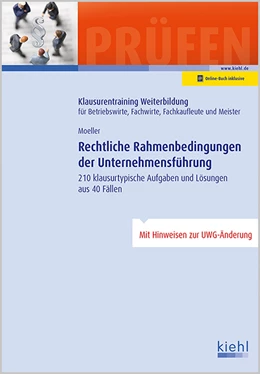 Abbildung von Moeller | Rechtliche Rahmenbedingungen der Unternehmensführung | 1. Auflage | 2016 | beck-shop.de