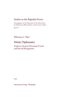 Abbildung von Waal | Hittite Diplomatics | 1. Auflage | 2016 | beck-shop.de