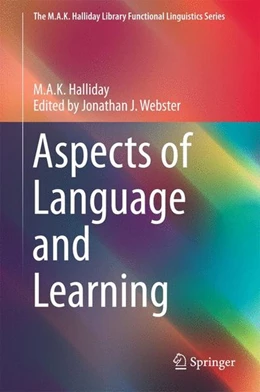 Abbildung von Halliday / Webster | Aspects of Language and Learning | 1. Auflage | 2016 | beck-shop.de