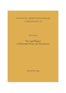 Abbildung von David | Classification and Categorization in Ancient Egypt / The Legal Register of Ramesside Private Law Instruments | 1. Auflage | 2014 | beck-shop.de
