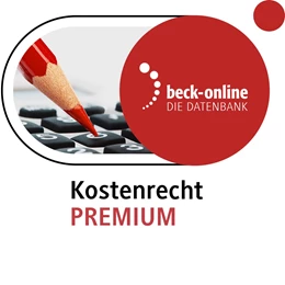 Abbildung von beck-online. Kostenrecht PREMIUM | 1. Auflage | | beck-shop.de
