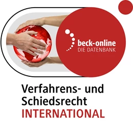 Abbildung von beck-online. Verfahrens- und Schiedsrecht INTERNATIONAL | 1. Auflage | | beck-shop.de