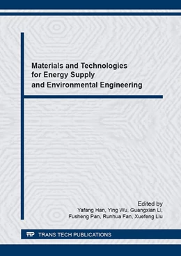 Abbildung von Han / Wu | Materials and Technologies for Energy Supply and Environmental Engineering | 1. Auflage | 2016 | beck-shop.de