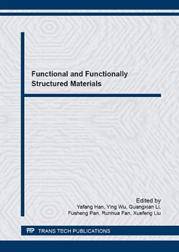 Abbildung von Han / Wu | Functional and Functionally Structured Materials | 1. Auflage | 2016 | Volume 848 | beck-shop.de