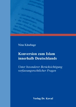 Abbildung von Käsehage | Konversion zum Islam innerhalb Deutschlands | 1. Auflage | 2016 | 6 | beck-shop.de