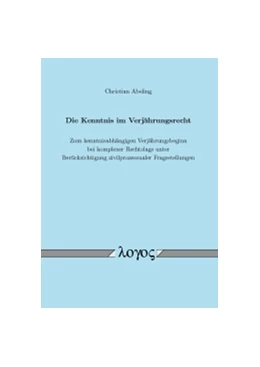 Abbildung von Abeling | Die Kenntnis im Verjährungsrecht | 1. Auflage | 2016 | beck-shop.de
