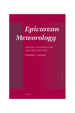 Abbildung von Bakker | Epicurean Meteorology | 1. Auflage | 2016 | 142 | beck-shop.de