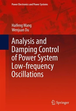 Abbildung von Wang / Du | Analysis and Damping Control of Power System Low-frequency Oscillations | 1. Auflage | 2016 | beck-shop.de