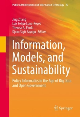 Abbildung von Zhang / Luna-Reyes | Information, Models, and Sustainability | 1. Auflage | 2016 | beck-shop.de