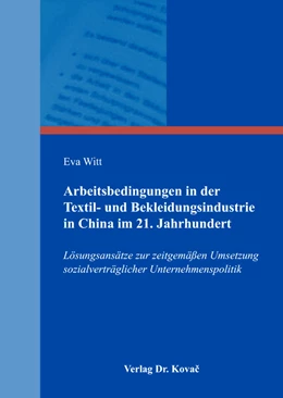 Abbildung von Witt | Arbeitsbedingungen in der Textil- und Bekleidungsindustrie in China im 21. Jahrhundert | 1. Auflage | 2016 | 28 | beck-shop.de