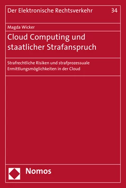 Abbildung von Wicker | Cloud Computing und staatlicher Strafanspruch | 1. Auflage | 2016 | 34 | beck-shop.de