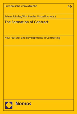 Abbildung von Schulze / Perales Viscasillas | The Formation of Contract | 1. Auflage | 2016 | 46 | beck-shop.de