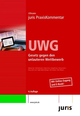 Abbildung von Ullmann (Hrsg.) | UWG | 4. Auflage | 2016 | beck-shop.de