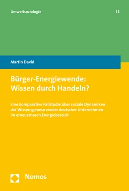 Abbildung von David | Bürger-Energiewende: Wissen durch Handeln? | 1. Auflage | 2016 | beck-shop.de