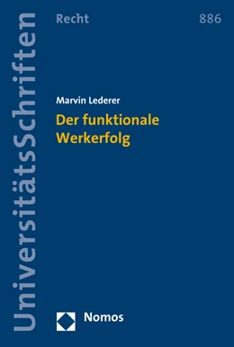 Abbildung von Lederer | Der funktionale Werkerfolg | 1. Auflage | 2016 | 886 | beck-shop.de