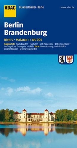 Abbildung von ADAC BundesländerKarte Deutschland 05. Berlin / Brandenburg 1 : 300 000 | 4. Auflage | 2016 | beck-shop.de