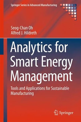 Abbildung von Oh / Hildreth | Analytics for Smart Energy Management | 1. Auflage | 2016 | beck-shop.de