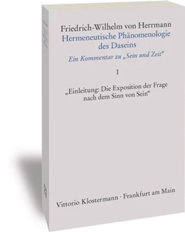 Abbildung von Herrmann | Hermeneutische Phänomenologie des Daseins | 2. Auflage | 2016 | beck-shop.de