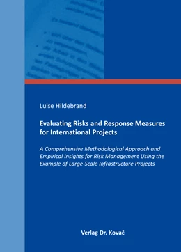 Abbildung von Hildebrand | Evaluating Risks and Response Measures for International Projects | 1. Auflage | 2016 | 189 | beck-shop.de