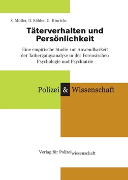 Abbildung von Müller / Köhler | Täterverhalten und Persönlichkeit | 1. Auflage | 2005 | beck-shop.de