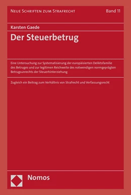 Abbildung von Gaede | Der Steuerbetrug | 1. Auflage | 2016 | beck-shop.de