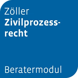 Abbildung von Beratermodul Zöller Zivilprozessrecht | 1. Auflage | | beck-shop.de