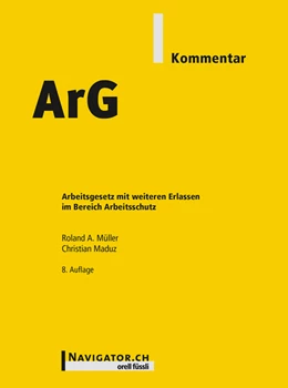 Abbildung von Müller / Maduz | ArG Kommentar | 1. Auflage | 2017 | beck-shop.de